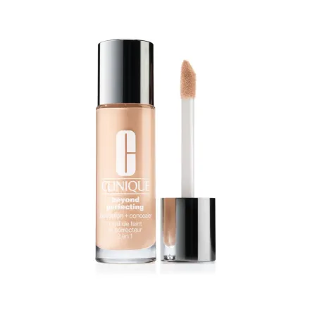 Clinique Beyond Perfecting Lightweight Liquid Foundation + Concealer - 30ml | كلينك فاونديشن وكونسيلر بتركيبة سائلة وتغطية كاملة - 30 مل