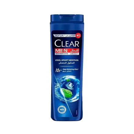 Clear Anti-dandruff Shampoo Cool Sport Menthol - 360ml |كلير شامبو ضد القشرة بتركيبة النعناع الرياضي المنعش - 360 مل