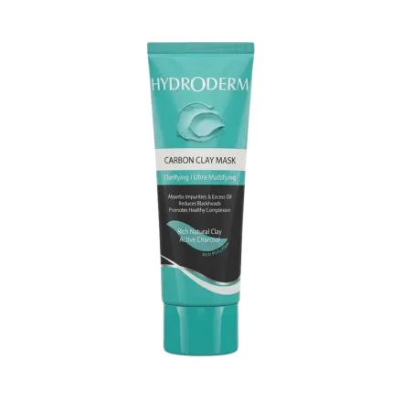 Hydroderm Carbon Clay Mask - 100ml | هيدروديرم قناع الكبرون و الفحم النشط للوجه - 100 مل
