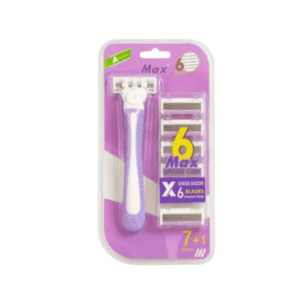 MAX Sincere Care 6 Blades Series Razor | ماكس شفرة حلاقة 6 قطع