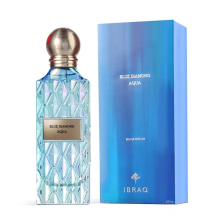 IBRAQ Ibrahim Al Qurashi BLUE DIAMOND AQUA - 150ml | ابراهيم القرشي عطر بلو دايموند أكوا للجنسين 150 مل