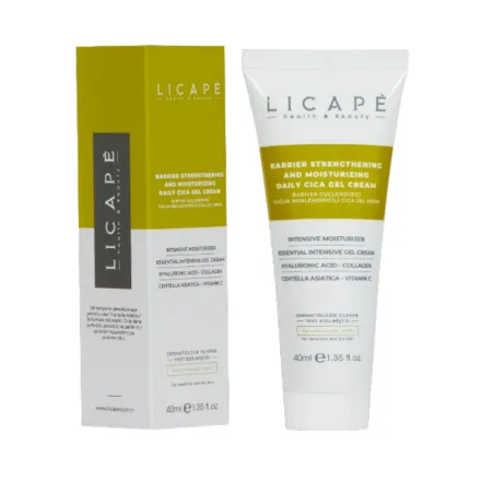 LICAPE Barrier Strengthening And Moisturizing Daily Cica Gel Cream - 40ml | ليكابي كريم جل سيكا يومي لتقوية حاجز البشرة وترطيبها – 40 مل