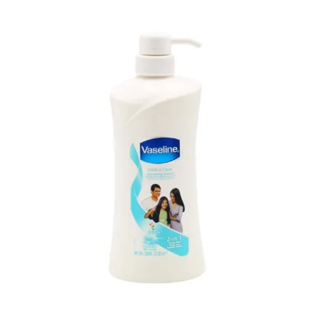 Vaseline Fresh & Clean Milk Nutrient Shampoo - 650ml | فازلين شامبو منظف ومنعش - 650 مل