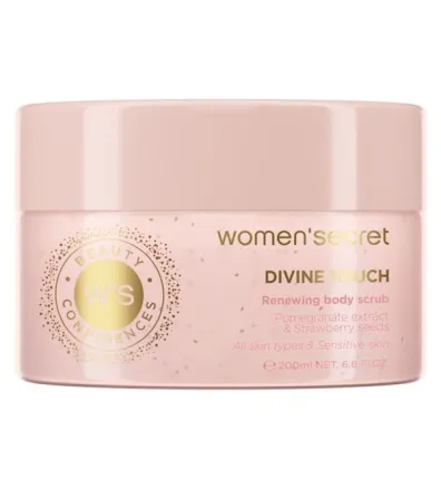 Women’Secret Divine Touch Body Scrub - 200ml | ومن سيكرت مقش للجسم ديفين تاتش - 200 مل