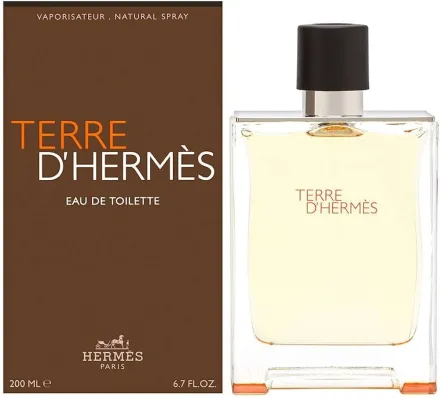 HERMES Terre D'hermes Eau De Toilette - 200ml | هيرميس عطر تيري دي او دو تواليت للرجال- 200 مل
