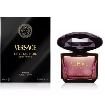 VERSACE CRYSTAL NOIR PARFUM - 90ml | فيرساتشي عطر كريستال نوير برفام للنساء - 90 مل
