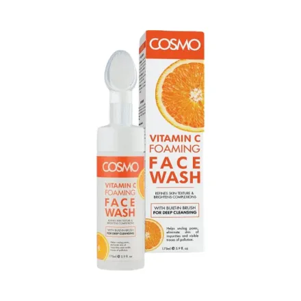 COSMO Vitamin C Foaming Face Wash - 175ml | كوزمو غسول رغوي للوجه بالفيتامين سي - 175 مل