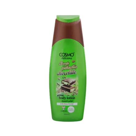 COSMO Kunafa Pistachio Chocolate Yummy Body Lotion - 400ml | كوزمو لوشن للجسم برائحة بستاشيو والكنافة والشوكولا - 400 مل