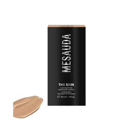 MESAUDA The Skin - Luminous Finish Hydrating Foundation - 30ml| ميساودا فاونديشن مرطب بتركيبة خفيفة -30 مل