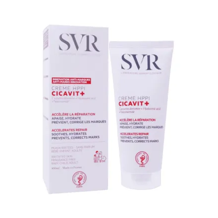 SVR Cicavit+ Creme HPPI Curcuma Derivative + Hyaluronic Acid + Niacinamide - 100ml | اس في ار كريم متعدد الاستخدامات - 100مل