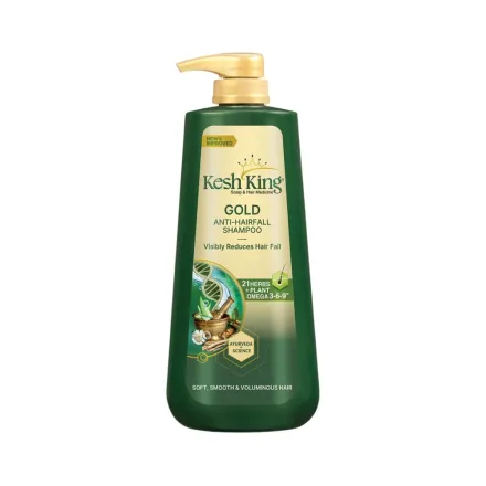 Kesh King Gold Anti-Hairfall Shampoo - 1L |شامبو كيش كينج المضاد لتساقط الشعر - 1 لتر