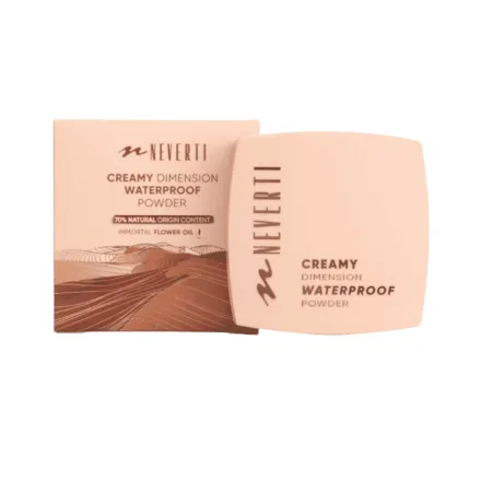 Neverti Waterproof Powder - 10g | نيفرتي بودرة مضغوطة كريمية دايمشن - 10غ