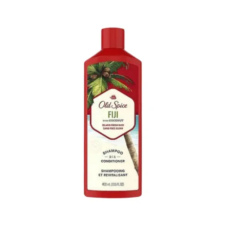 Old Spice Men's Fiji 2-in-1 Shampoo & Conditioner - 400ml | اولد سبايس شامبو وبلسم 2 في 1 للرجال فيجي - 400 مل