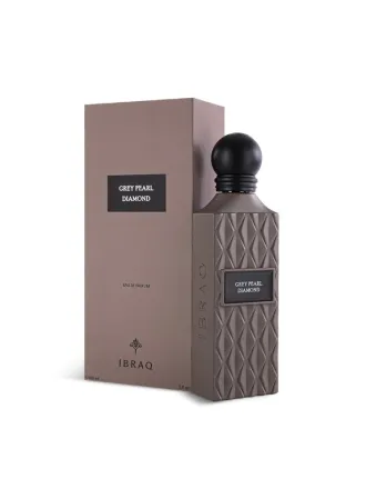 IBRAQ Ibrahim Al-Qurashi Grey Pearl Diamond EDP for Men - 150ml | ابراهيم القرشي عطر جري بيرل دايموند للجنسين 150 مل