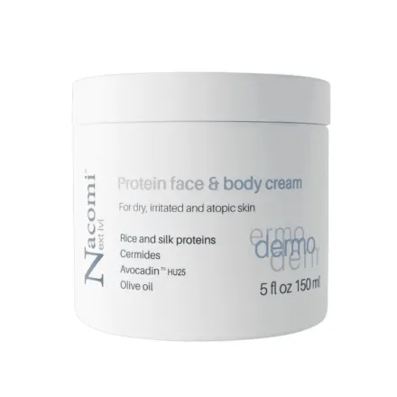 Nacomi Protein face and body cream - 150ml | ناكومي كريم البروتين للوجه و الجسم - 150 مل