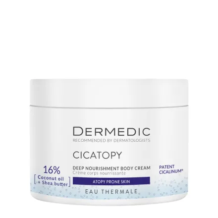 DERMEDIC Cicatopy Deep Nourishing Body Cream - 225 ml | ديرمديك كريم مرمم للجسم بعد ليزر -225 مل