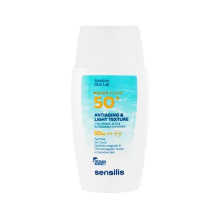Sensilis Sun Water Fluid 50+ Antiaging & Light Texture - 40ml | سينسيليس واقي شمسي بتركيبة خفيفة ومرطبة - 40 مل