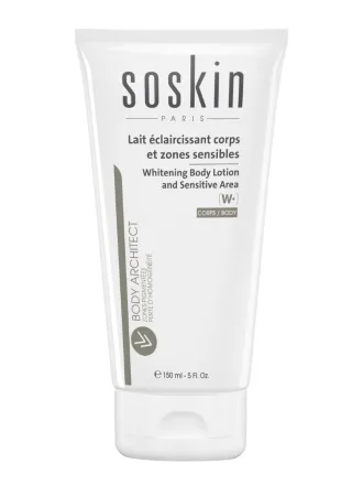 Soskin Whitening Body Lotion And Sensitive Area - 150ml | سوسكن لوشن مفتح للجسم و المناطق الحساسة - ١٥٠ مل