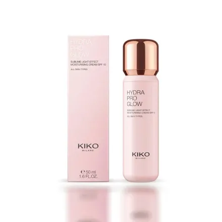KIKO Hydra Pro Glow - 50ml | كيكو كريم مرطب بلمسة مضيئة SPF 10 - 50مل