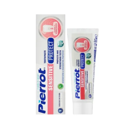 PIERROT SENSITIVE PROTECT TOOTHPASTE - 75ml | بيروت معجون للأسنان الحساسة - 75 مل