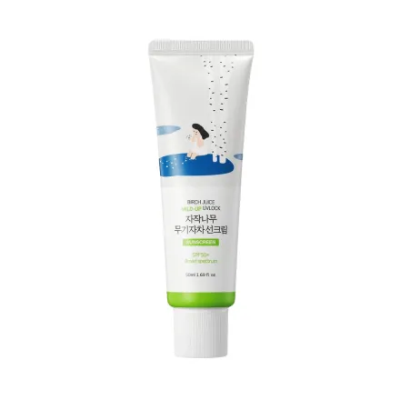 ROUND LAB BIRCH JUICE MILD-UP SUNSCREEN - 50ml | راوند لاب واقي شمس ميلد أب - 50مل