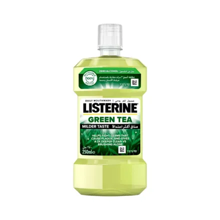 Listerine Green Tea Daily Mouthwash - 250ml | ليسترين غسول الفم بالشاي الأخضر للاستخدام اليومي – 250 مل