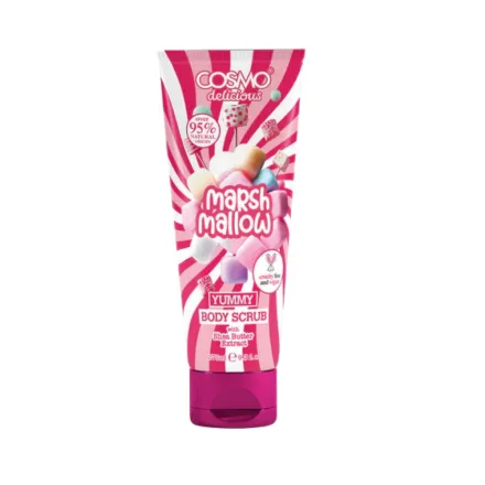 COSMO Marsh Mallow Yummy Body Scrub - 275ml | كوزمو سكراب للجسم برائحة المارشميلو - 275 مل