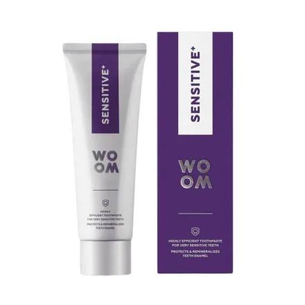Woom Sensitivum plus Highly Efficient Toothpaste - 75ml |ووم معجون الاسنان الحساسه بلس عالي الفعالية- 75مل