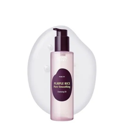 EQQUAL BERRY Purple Rice Pore Smoothing Cleansing Oil - 200ml| ايكوال بيري زيت تنظيف المسام بتقنية الأرز البنفسجي-200 مل