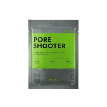 RETURNU Pore Shooter Facial Sheet Mask - 25g | ريترن يو ماسك ورقي للوجه - 25غ