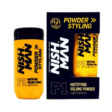 NISH MAN Powder Styling Light Control - 20g| نيشمان بودرة تصفيف الشعر -20 غرام