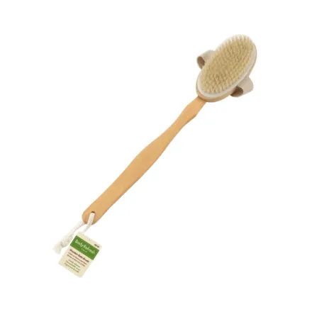 Cala Wooden Bath Brush - Deep Cleansing, Hard-to-Reach Areas |كالا فرشاة استحمام خشبية للتنظيف العميق