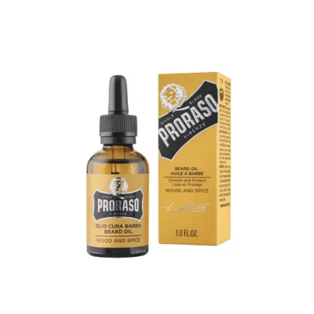 PRORASO Wood & Spice - 30ml | بروراسو زيت للحية برائحة الخشب وتوابل - 30مل