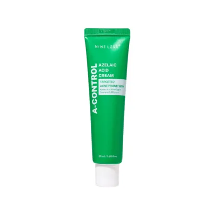 NINE LESS A-Control Azelaic Acid Cream - 50ml | ناين ليس كريم معالج لحب الشباب بالأزليك اسيد - 50 مل