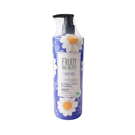 FRUITY BEAUTY Shower Gel Melatonin Lavender & Chamomile - 1000ml |فروتي بيوتي جل استحمام بالميلاتونين واللافندر والبابونج – 1000 مل