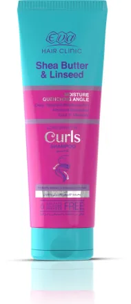 EVA Shea Butter & Linseed Curls Shampoo - 230ml | شامبو للشعر الكيرلي - 230 مل