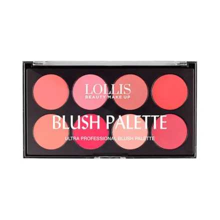 LOLLIS ULTRA PROFESSIONAL BLUSH PALETTE - 40g| لوليس باليت أحمر خدود -40 غرام