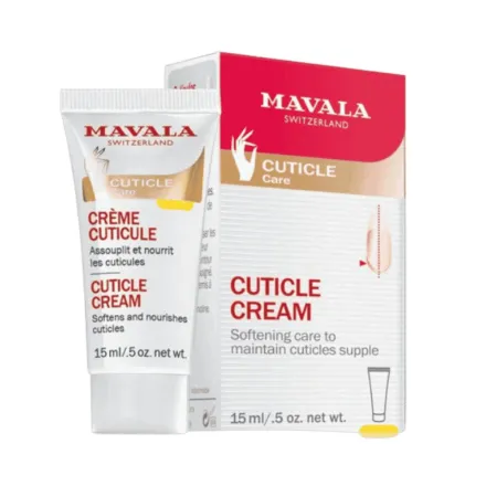 Mavala Cuticle Cream White - 15ml | مافالا كريم العناية بالجلد المحيط بالأظافر - 15 مل