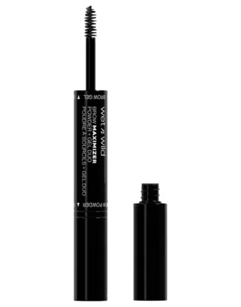 wet n wild Duo Powder And Gel For Eyebrows Brow Maximiser | ويت ان وايلد جل تصفيف الحواجب 2 في 1