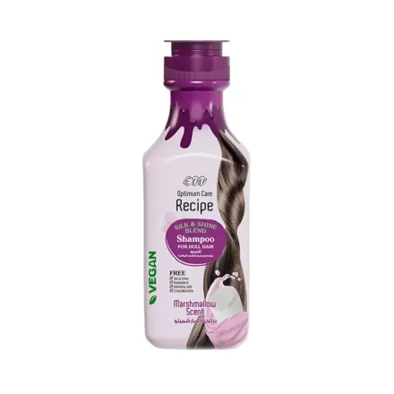 EVA RECIPE SILK&SHINE SHAMPOO MARSHMALO - 350ml | ايفا شامبو لشعر حريري ولامع برائحة المارشميلو - 350 مل
