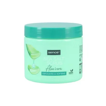 Sence Beauty Body Scrub Salt Aloe Vera - 500g | سينس بيوتي سكراب للجسم بالألوفيرا - 500 غ