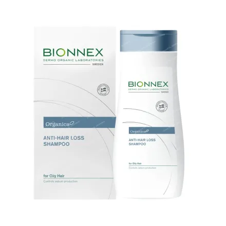 Bionnex Organica shampoo against hair loss for oily hair - 300ml | بايونيكس شامبو لعلاج تساقط الشعر للشعر الدهني - 300 مل