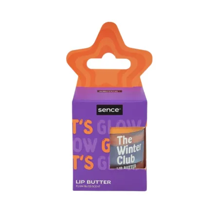 Sence Beauty lip balm butter sence the winter club Plum Bliss Scent - 20g | سينس بيوتي زبدة مرطب الشفاه – مجموعة ذا وينتر كلوب برائحة بلوم بليس – 20 جم