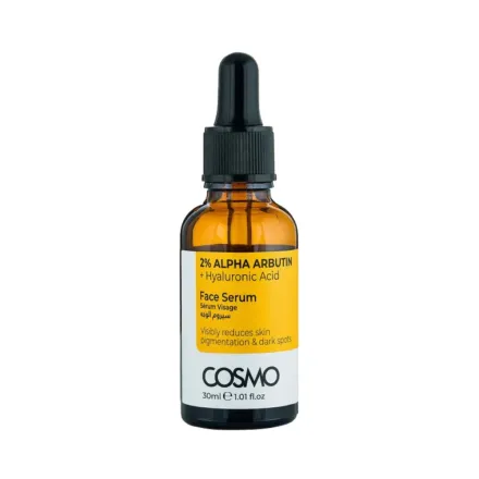 COSMO 2% Alpha arbutin + hyaluronic acid Serum - 30ml | كوزمو سيروم الفا اربوتين 2% + حمض الهيالورنيك - 30 مل