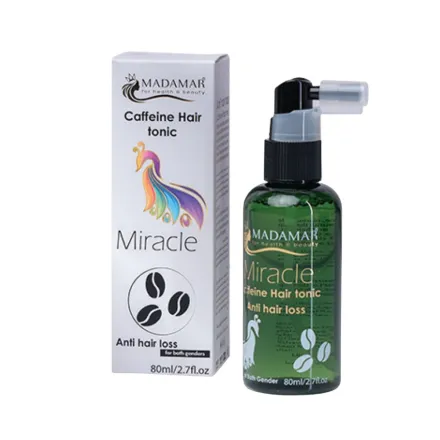 MADAMAR Caffeine Hair Tonic Miracle - 80ml | مادامار تونك الشعر بالكافيين مضاد لتساقط الشعر - 80مل