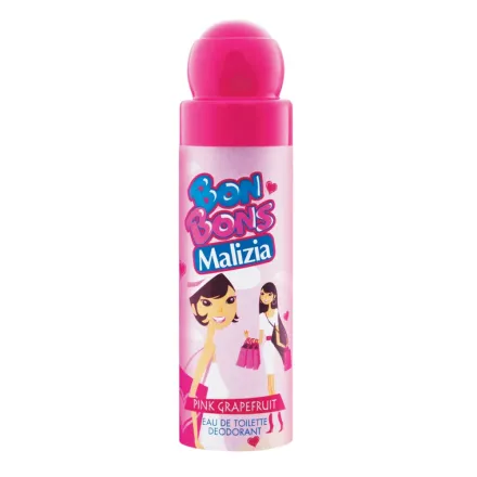 Malizia Bon Bons Pink Grapefruit Deodorant - 75ml | ماليزيا بخاخ مزيل تعرق للأطفال برائحة الجريب فروت - 75 مل