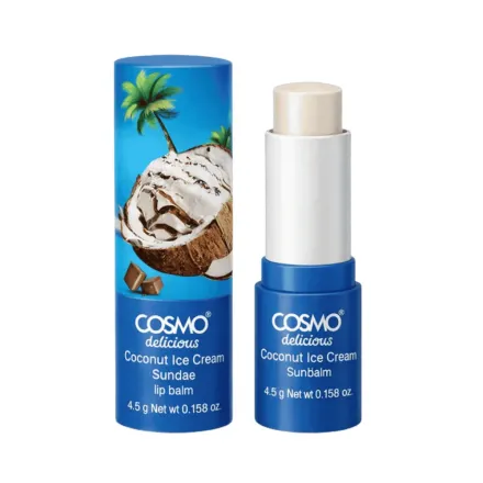 Cosmo Coconut Ice Cream Sundae Lip Balm - 4.5g | كوزمو مرطب الشفاه جوز الهند آيس كريم - 4.5غ