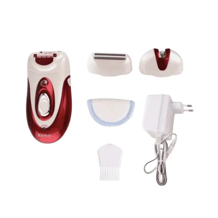 KEMEI Dry For Women 3 In 1 Lady Shaver Beauty Set | كيمي جهاز حلاقة نسائي 3 في 1