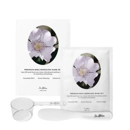 Dr.Althea Premium Rosa Modeling Mask Set 5pack - 25g | دكتور الثيا بريميوم – مجموعة ماسك روزا 5 عبوات - 25 جم