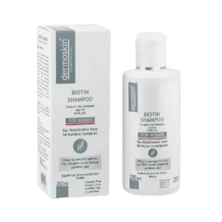 dermo skin Biotin Shampoo For Women - 200ml | ديرمو سكين شامبو البايوتين للنساء - 200 مل